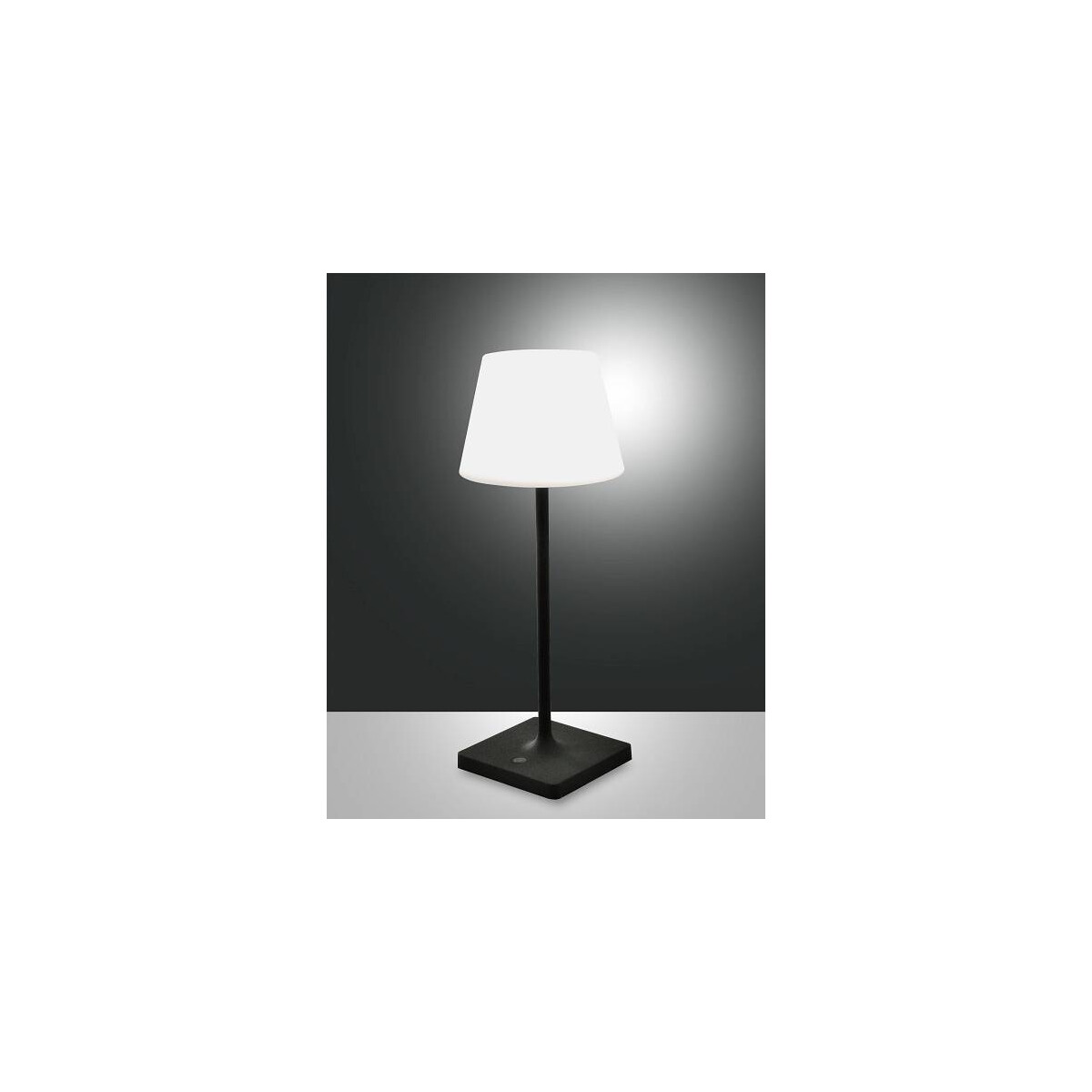 8019282540984 - Led Akku Tischleuchte Adam in Schwarz und Weiß 25W - black - Fabas Luce