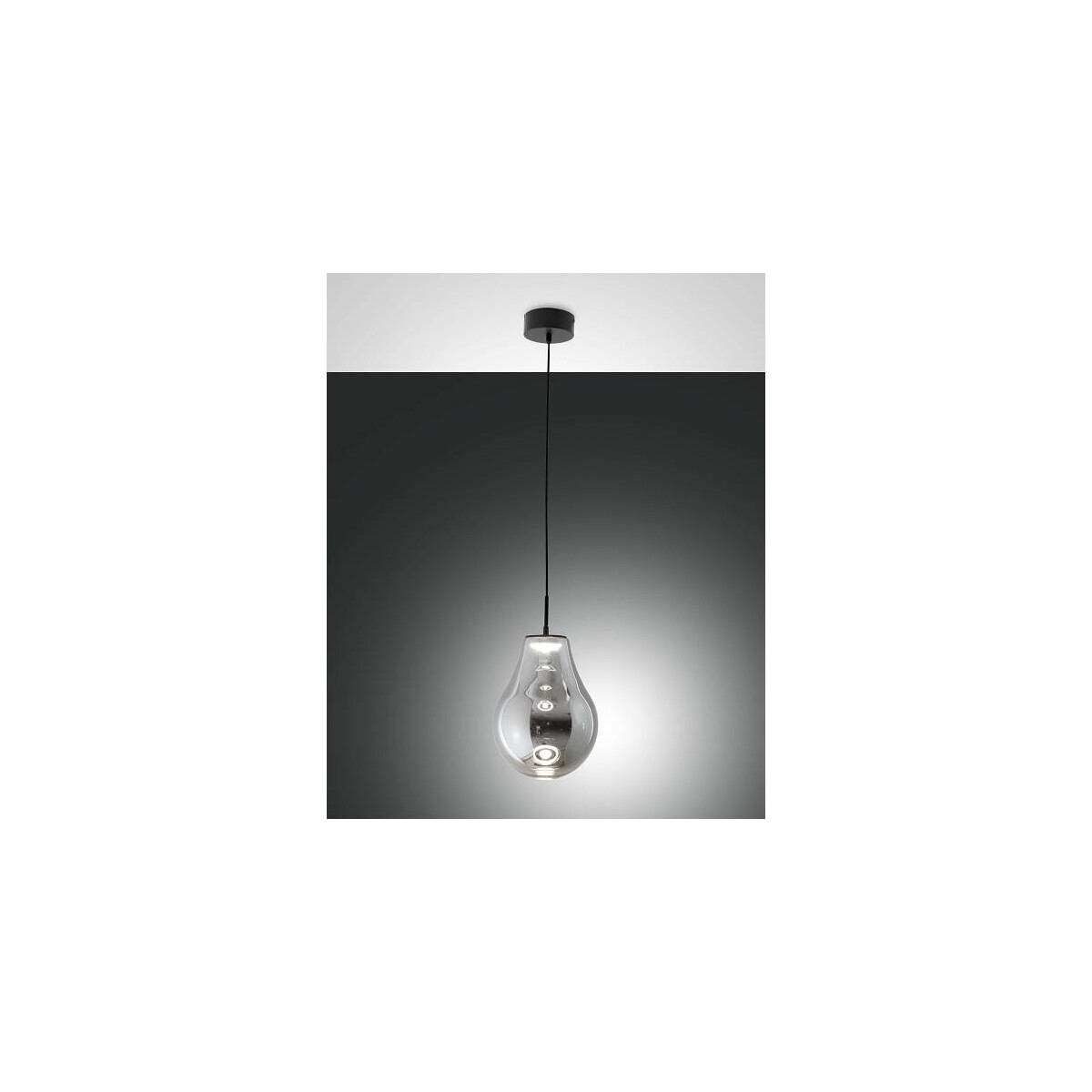 8019282546900 - 3772-40-126 Noa Pendelleuchten 14W Grau transparent