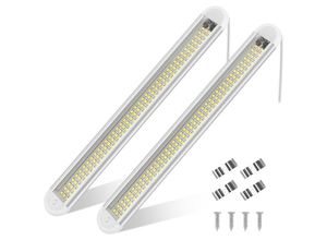 8020052842801 - Memkey - 12V-85V LED-Innenbeleuchtung helle Auto-Lichtlampe 120 LEDs mit Schalter für Van Boot (2 Stück)