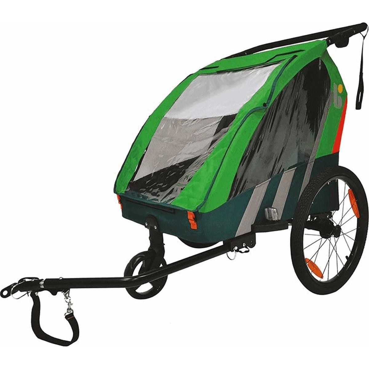 8020092012295 - Kinderwagen Trailblazer Grün 45kg - Sicherheit und Komfort für Kinder