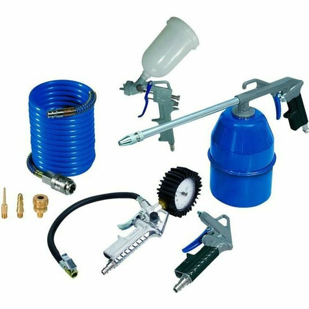 8020119074893 - Air compressor accessories kit Michelin 8 Pieces