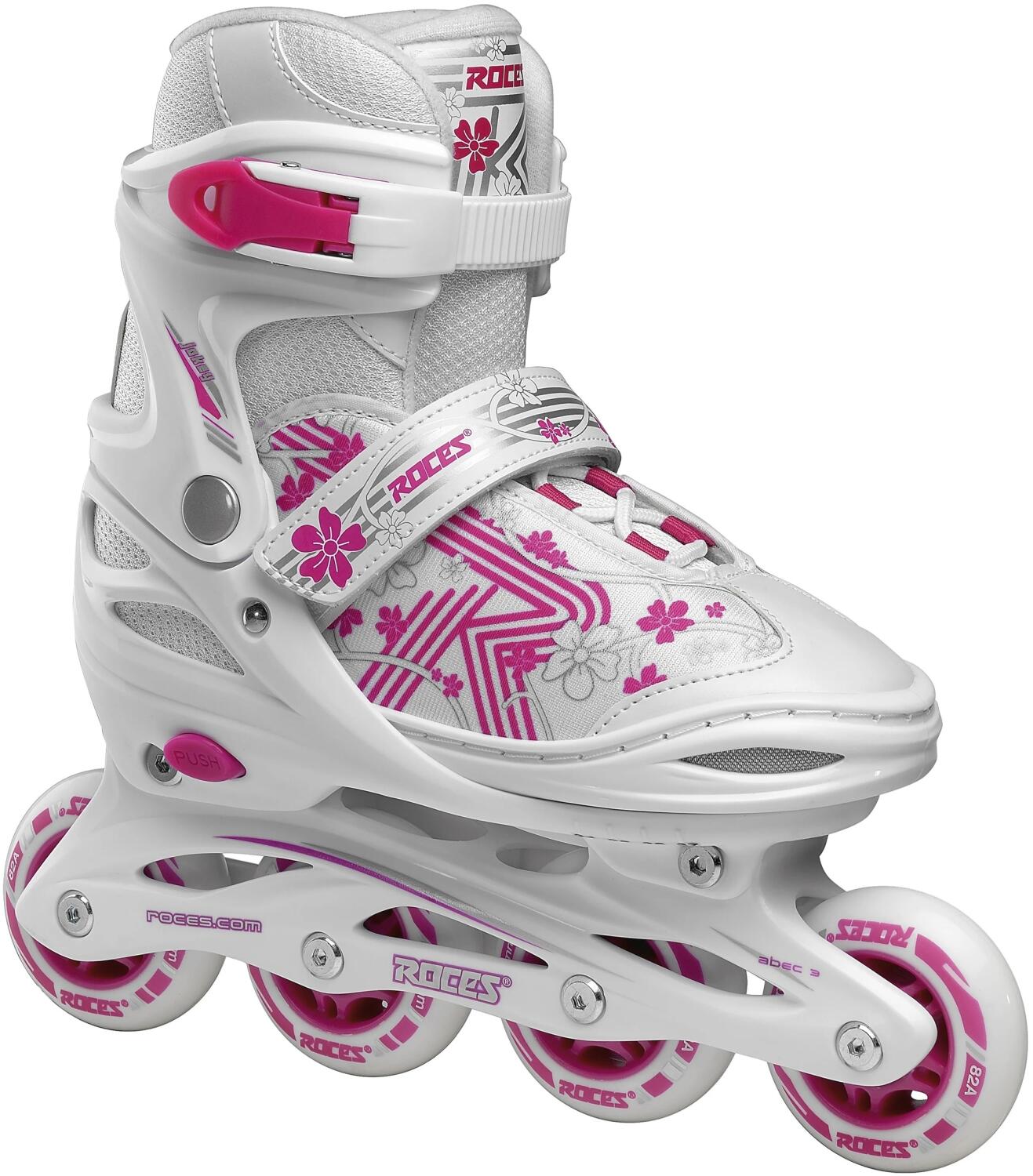 8020187898261 - Kinder Inlineskates Jockey 30 Girl (Größe 340-370 (Rollen 70 mm) white pink)