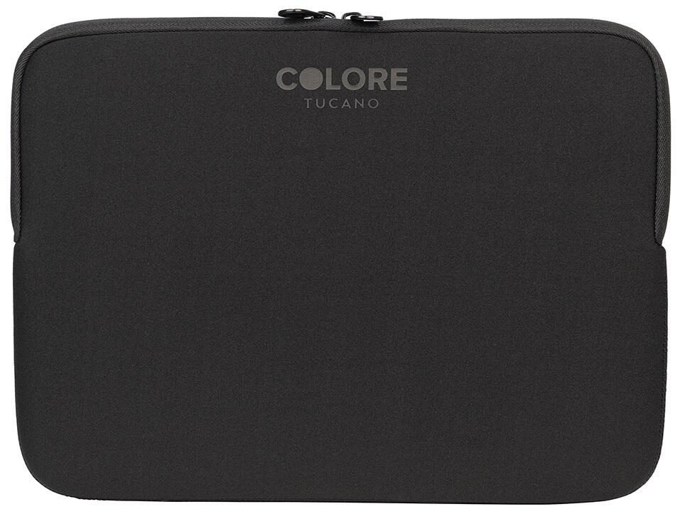 8020252041400 - Colore Neoprenhülle für Notebook 13 14 und Apple MacBook Air Pro 15 - Schwarz