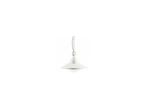 8020588012129 - Iperbriko - Moderne Aluminium- und Metallpendelleuchte opaliner Diffusor 20W 2050 Lumen Klasse f 3000°K - 4000°K - 6500°K weiß