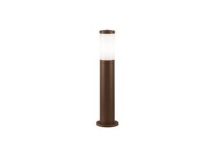 8020588090905 - Außenleuchte aus Aluminiumdruckguss mit opalem Diffusor - max Höhe 180mm max Durchmesser 60mm IP65 Corten