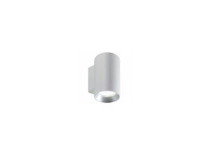 8020588125690 - Lampada da parete in alluminio pressofuso diffusori in vetro trasparente 20W 2120 lumen luce calda bianco