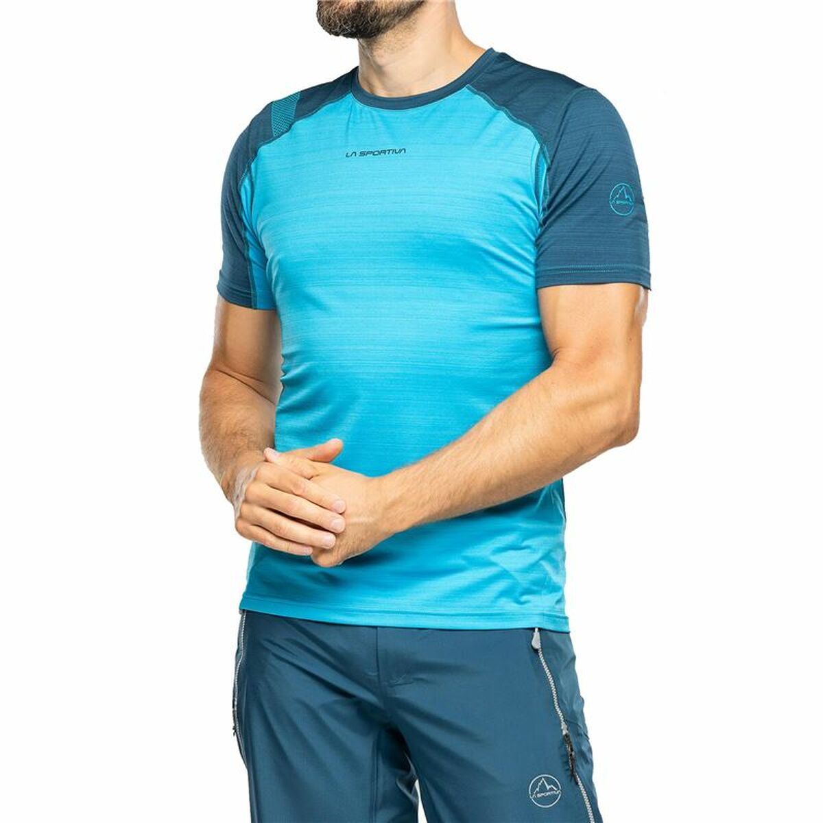 8020647176007 - Kurzärmliges Sport T-Shirt La Sportiva Sunfire Himmelsblau