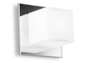 8020806198222 - Wandleuchte Cubic 130 x 130 mm IP44 G9 chrom - Silber - Linealight