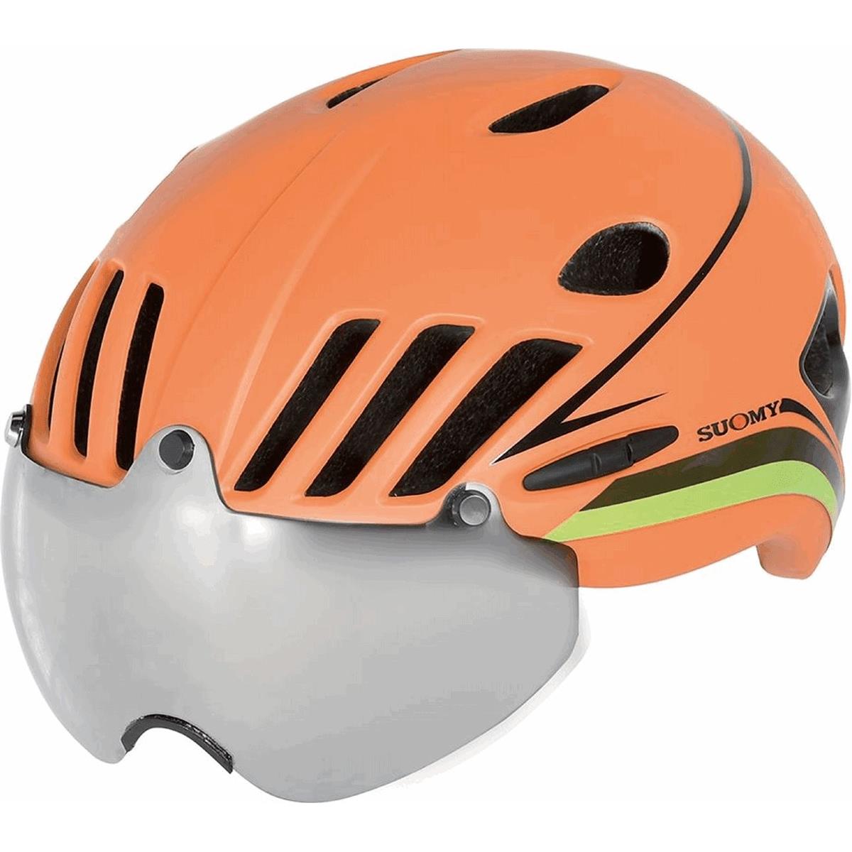 8020838310227 - VISION Helm Orange Schwarz SUOMY - Größe M (54 58cm) Gewicht 230g