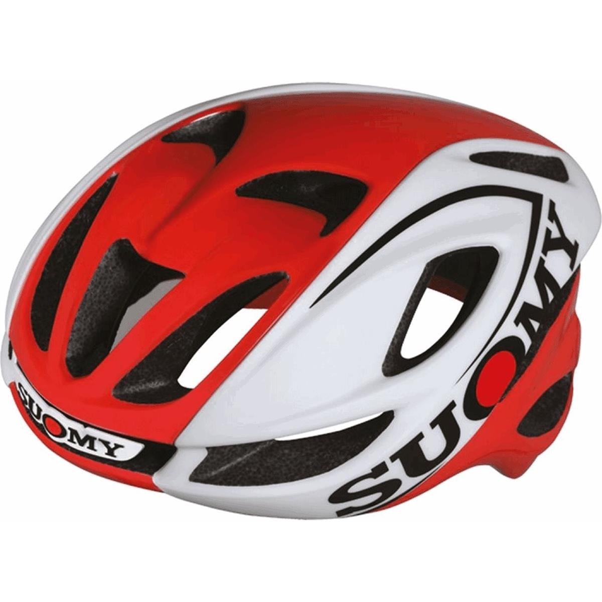 8020838311934 - SUOMY Glider Helm Weiß Rot Größe L (59-62 cm) - Leicht und Sicher