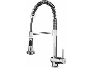 8020913584062 - Spültischmischer für Wasserbonus mit Feder und 2-Strahl-Brause Stick SK176CR-R6 | Chrom - Chrom