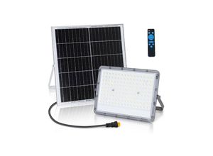 8021000002551 - Trade Shop Traesio - solar led strahler 200 w fernbedienung IP65 kaltweisses licht 6500K FSO-200