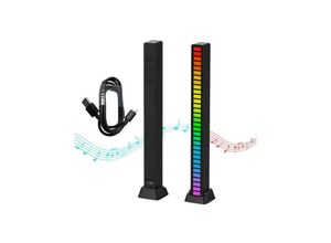 8021000042175 - Lichtleiste Rgb-Led-Leuchten 32 Led-Streifen Mit 18 Farben Spielzimmer Pc Tv Auto