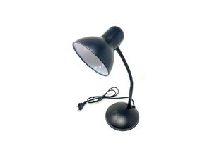 8021000052082 - Trade Shop Traesio - schreibtischlampe mit flexibler arm-tischleuchte für schlafzimmerfarbe Schwarz - Schwarz