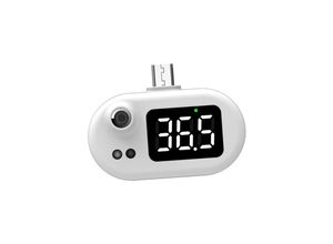 8021000107546 - Berührungsloses Infrarot-Digitales Fieberthermometer Usb Typ C K8+