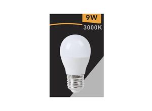 8021000108116 - LED GLÜHBIRNE E27 9 W 820LM MINI GLOBE G45 SMD NATÜRLICHES KALTES WARMES LICHT G45-9W Warmes Weiß - Warmes Weiß