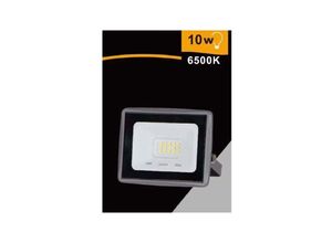 8021000108710 - LED-SCHEINWERFER 10WATT 900 LM IP65 GRAU NATÜRLICHES WARMES KALTES LICHT EK02-10W-G Kühles Weiß - Kühles Weiß