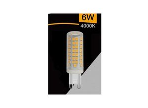 8021000109984 - Trade Shop Traesio - smd G9 led röhrenförmige glühbirne 6 w 680 lm licht 3000K 4000K 6500K SPARAC-G9-6W-CE2 Naturweiß - Naturweiß