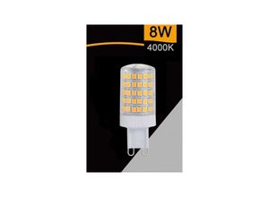 8021000110188 - Trade Shop Traesio - smd G9 led glühbirne 8 watt 880 lm warmes natürliches kaltes licht SPARAC-G9-8W-001 Naturweiß - Naturweiß