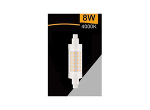 8021000110393 - Trade Shop Traesio - led birne R7S 8 watt 880 lumen 78MM licht 3000K 4000K 6500K SPARAC-R7S-8W-001 Naturweiß - Naturweiß