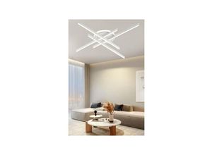 8021000110560 - Trade Shop Traesio - 45 w weiss led deckenleuchte kronleuchter licht 6500K 4000K 3000K PN-21B Warmes Weiß - Warmes Weiß