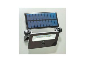 8021000115916 - Trade Shop Traesio - solarstrahler IP65 wiederaufladbar wandmontiert dämmerung bewegungssensor led 8 w