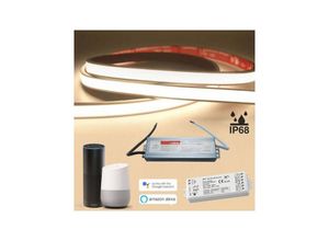 8021000116524 - SMART LED STRIP KIT IP68 COB NEON FLEX DIMMBAR 24V WIFI SPRACHSTEUERUNG Warmes Weiß - Warmes Weiß