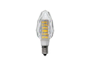 8021000117545 - Trade Shop Traesio - led kerzenbirne E14 kristallglas lampe 7W 230V licht 3000K 4000K 6000K Warmes Weiß - Warmes Weiß