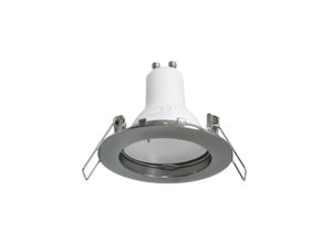 8021000118764 - Trade Shop Traesio - led-scheinwerfer lampe 8 w licht 3000K 4000K 6000K einbau runde GU10 loch 6 cm 220V Silber Warmes Weiß - Warmes Weiß