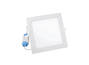 8021000201589 - Trade Shop Traesio - quadratische smd led paneel einbau 6 w mit treiber cct 3000K 4000K 6500K P105-Q3C