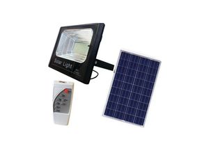 8021000202449 - Trade Shop Traesio - solar energie paneel strahler led weisses licht IP67 mit fernbedienung 600 Watt