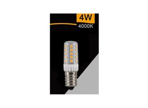 8021000203439 - Trade Shop Traesio - led glühbirne E14 4W 480LM röhrenförmig natürliches kaltes warmes licht SPARAC-E14-4W-CE2 Naturweiß - Naturweiß