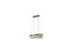 8021000204320 - Trade Shop Traesio - led pendel kronleuchter gold 35 w mit modernen kristallen licht 6500K B78