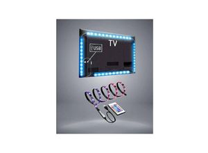 8021000205860 - Trade Shop Traesio - led streifen für hintergrundbeleuchtung tv monitor rgb smd 5050 3MT usb DC5V 5050RGB-5V