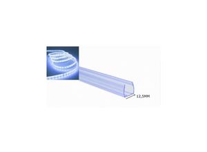 8021000206362 - Trade Shop Traesio - 1 m kunststoffprofil ohne abdeckung für 125 mm PS-125MM led strip