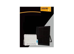 8021000207246 - Trade Shop Traesio - solarpanel strahler 300W kaltes licht 6500K IP65 fernbedienung S12A-300W