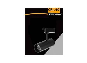 8021000207703 - Trade Shop Traesio - einphasige led schienenlampe 30W licht cct IP20 weiss schwarz SL-30W-3C Schwarz - Schwarz