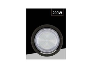 8021000208564 - Trade Shop Traesio - led-strahler ufo hängelampe 200 watt IP65 natürliches licht 4000K HE-200W