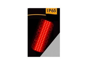 8021000211564 - Trade Shop Traesio - led modul 12V 20 streifen 2835 schilder tische verschiedene lichttöne IP65 ABT-2835-6114 Rot - Rot