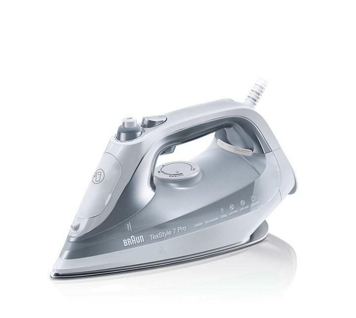 8021098270368 - BRAUN TexStyle 7 Pro SI 7088 GY Dampfbügeleisen (2600 Watt Keramiksohle Eloxal)