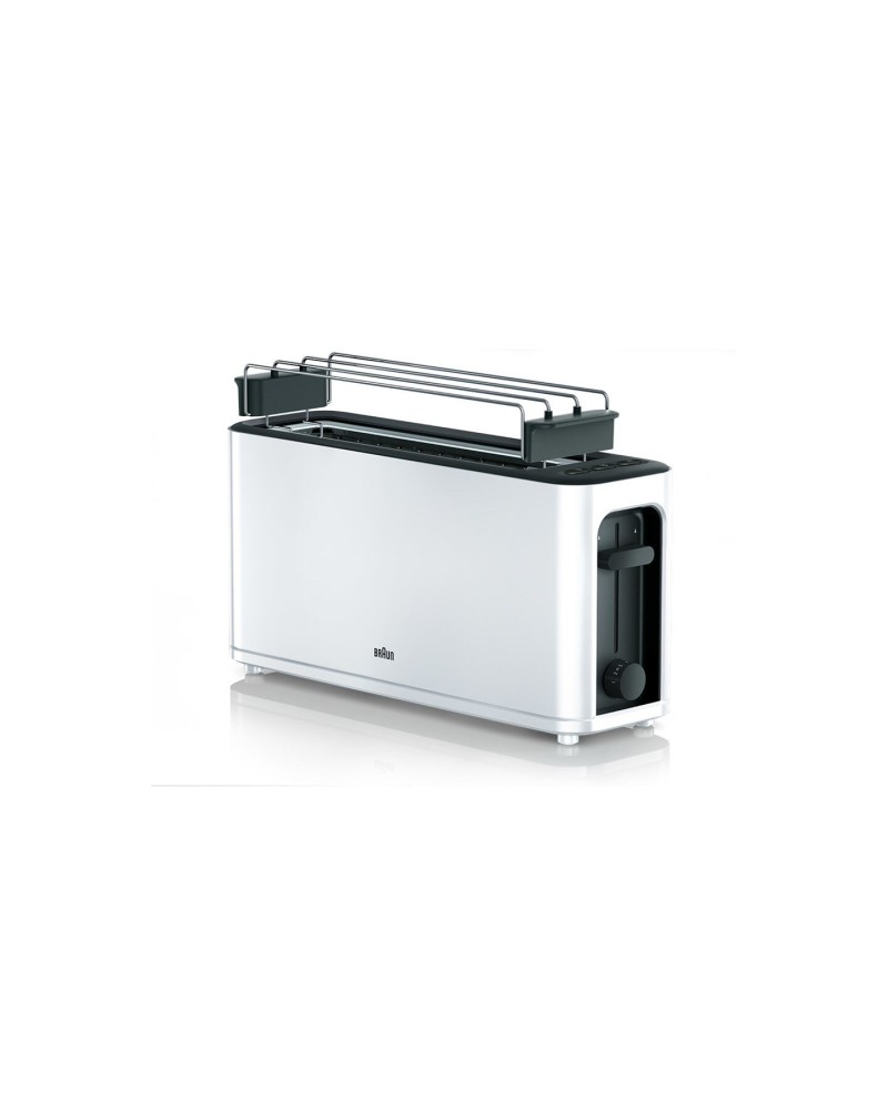 8021098760043 - BRAUN Toastautomat PureEase HT 3110 Brötchenaufsatz 1000 Watt weiß