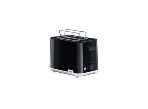 8021098760142 - Toaster HT 1010 BK 900 W Schwarz Silberfarben