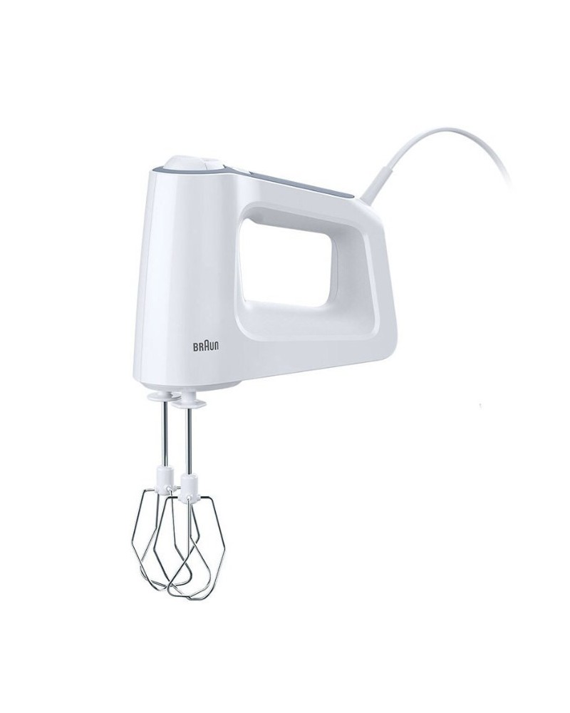 8021098773241 - BRAUN MultiMix 3 HM 3135 Handmixer Weiß (500 Watt Zerkleinerer 05 Liter Mix- und Messbecher 06 Liter)