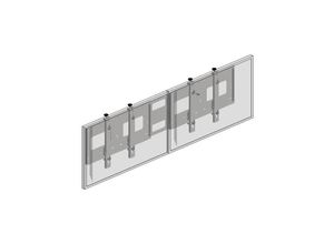 8021405002835 - ITB PM5415 Kit di Fissaggio Monitor Display 46-47 Pollici Nero