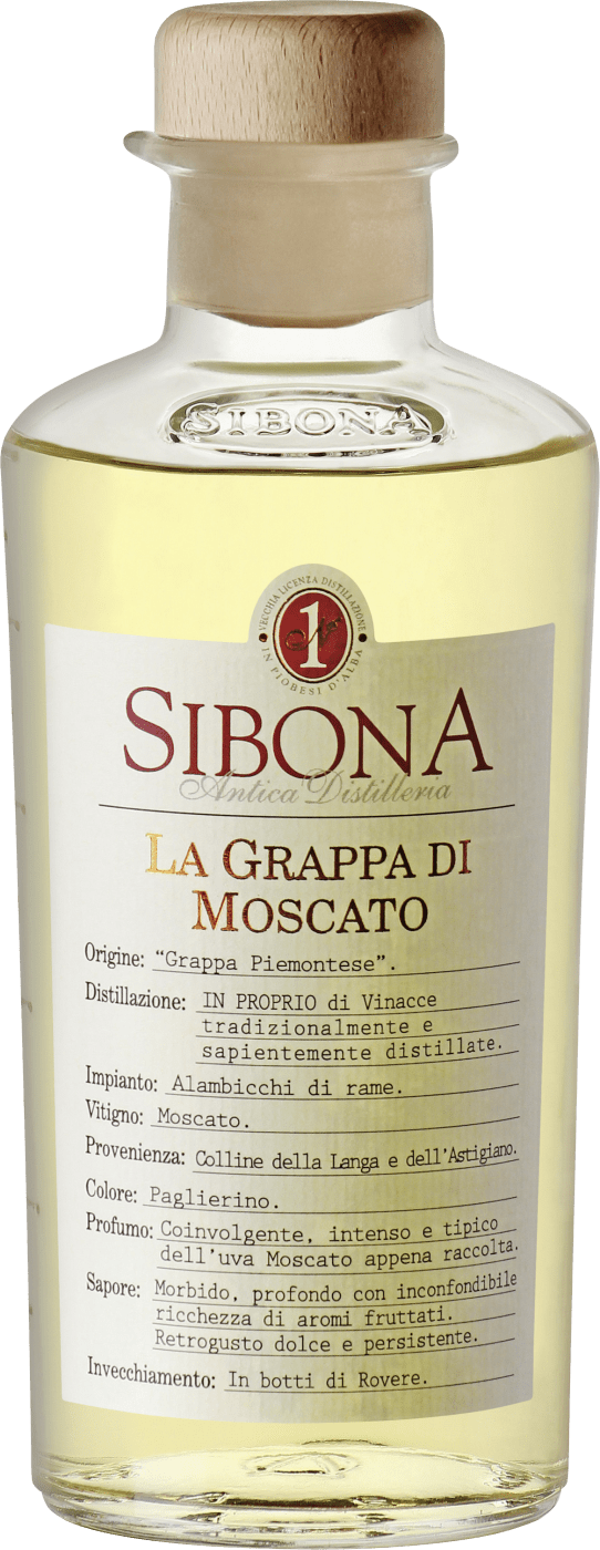 8021425054500 - Sibona Grappa di Moscato