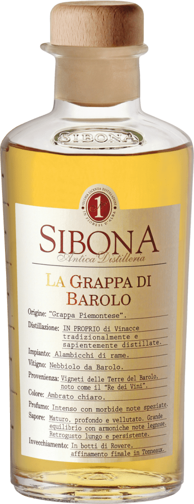 8021425454508 - Sibona Grappa di Barolo - 05l