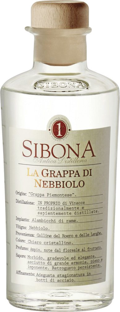 8021425554505 - Sibona Grappa di Nebbiolo