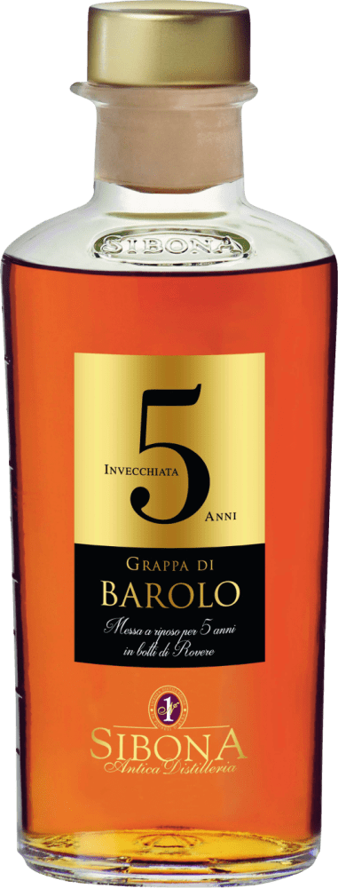 8021425752802 - Grappa di Barolo »Invecchiata 5 Anni« Grappa Sibona Piemont