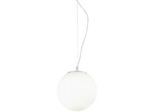 8021696009148 - Mapa Bianco - 1 Light Small Globe Deckenanhänger Weiß E27 - Ideal Lux