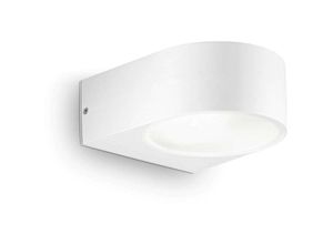 8021696018522 - Iko - 1 Licht Outdoor Up Down Wandleuchte Weiß IP55 E27 - Ideal Lux